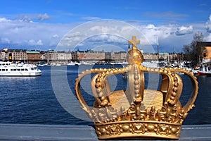 Royal golden crown (Stockholm, Sweden)