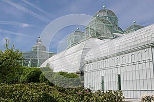 The royal greenhouses in Laeken