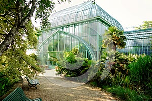 Royal greenhouses, Royal Palace, Laeken, Brussels, Belgium photo