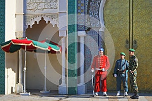 Royal guard in Rabat