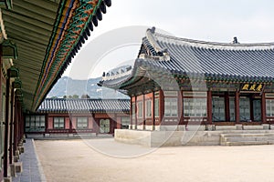 Inside Gyeongbokgung Palace in Seoul / South Korea