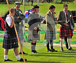 Royal Highland Games officials, Braemar