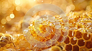 royal jelly produced by bees, emphasizing its natural richness and nutritional benefits.