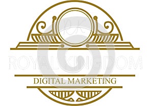 Royal Kingdom Digital Marketing Logo Vector File