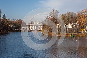 Royal Lazienki, view of the Palace on the Water