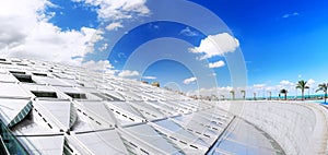 Royal Library of Alexandria , Egypt. Panorama