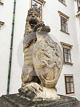 Royal Lion Statue, Hofburg Palace in Vienna