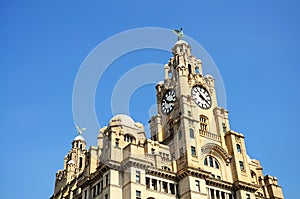 The Royal Liver Building, Liverpool.