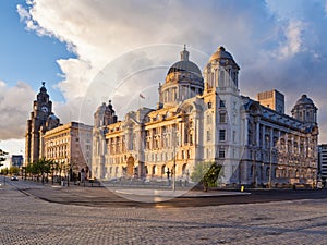 Royal Liver and Cunard building