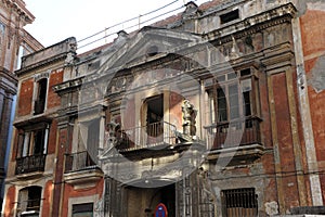 Ancient building of the Royal Mint -Real Casa de la Moneda- in Seville, Andalusia, Spain photo