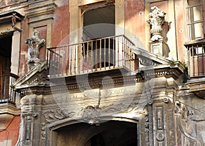 Ancient building of the Royal Mint -Real Casa de la Moneda- in Seville, Andalusia, Spain photo