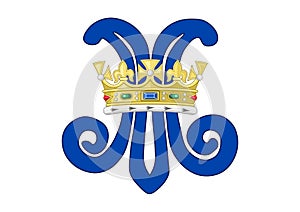 Royal Monogram of Queen Mary of Teck of Great Britain