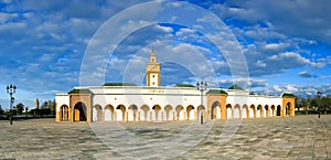 Panoramic view of royal mosque (Ahl Fas), Rabat - Morocco photo