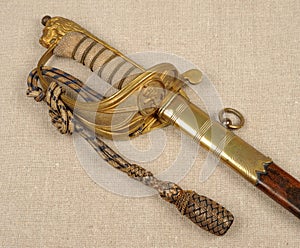 Royal Navy officer's sword hilt