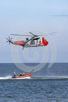 Royal Navy Rescue Helicopter