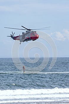 Royal Navy Rescue Helicopter