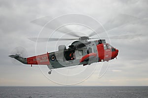 Royal Navy rescue helicopter