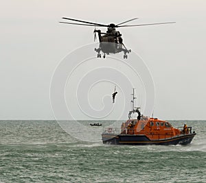Royal Navy & RNLI Rescue at Airbourne 2015