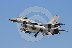 Royal Norwegian Air Force F16 fighter jet aircraft