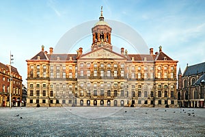 Royal Palace in Amsterdam, Netherlands