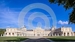 The Royal Palace of Aranjuez, a former Spanish royal residence