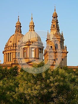 Royal palace in Barcelona