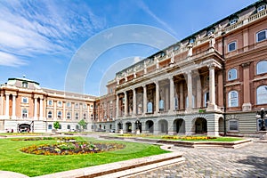 Royal palace of Buda on Castle hill, Budapest, Hungary