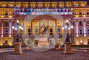 Royal palace in Budapest Hungary