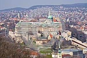 Royal palace in Budapest, Hungary