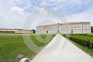 The Royal Palace of Caserta Reggia di Caserta a former royal residence in Caserta, southern Italy. photo