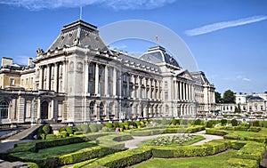 The Royal Palace in center of Brussels