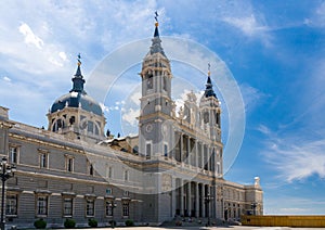 Royal palace Church in Madrid, Spain