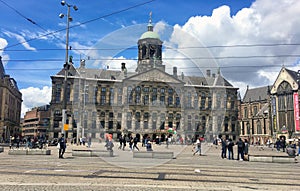 The Royal Palace on the Dam in Amsterdam