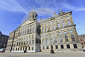 The Royal Palace on Dam Square in Amsterdam, Netherlands photo