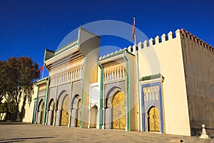 Royal Palace in Fes, Morocco