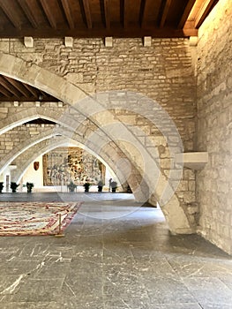 The Royal Palace of La Almudaina, City Palma de Mallorca, Balearic Islands, Spain.