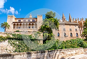 Royal Palace of La Almudaina in Palma de Mallorca, Balearic islands, Spain