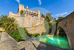 Royal Palace of La Almudaina, Palma de Mallorca islands, Spain photo