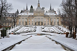 Royal Palace of La Granja de San Ildefonso, Segovia, Spain photo
