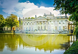 Royal palace in Lazenki, Warsaw, Poland