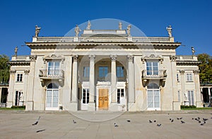 Royal palace in Lazenki, Warsaw, Poland