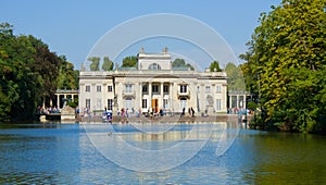 Royal palace in Lazenki, Warsaw, Poland