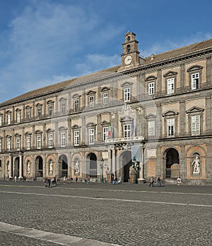 The Royal Palace of Naples in Italy