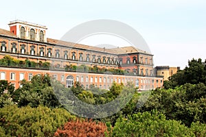 The Royal Palace of Naples in Italy