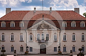 Royal palace in nieborow