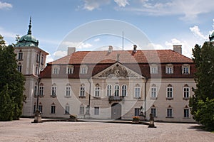 Royal palace in nieborow