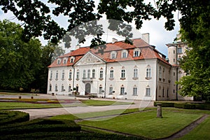 Royal palace in nieborow