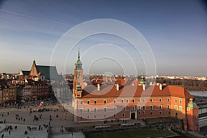 Royal Palace in Old Town of Warsaw, Poland