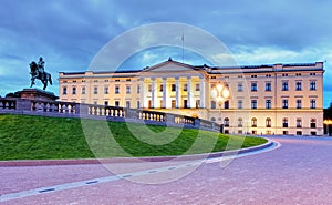 Royal palace in Oslo, Norway