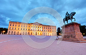 Royal palace in Oslo, Norway